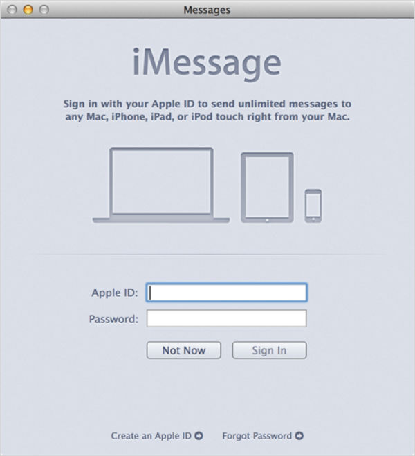iMessage di Mac